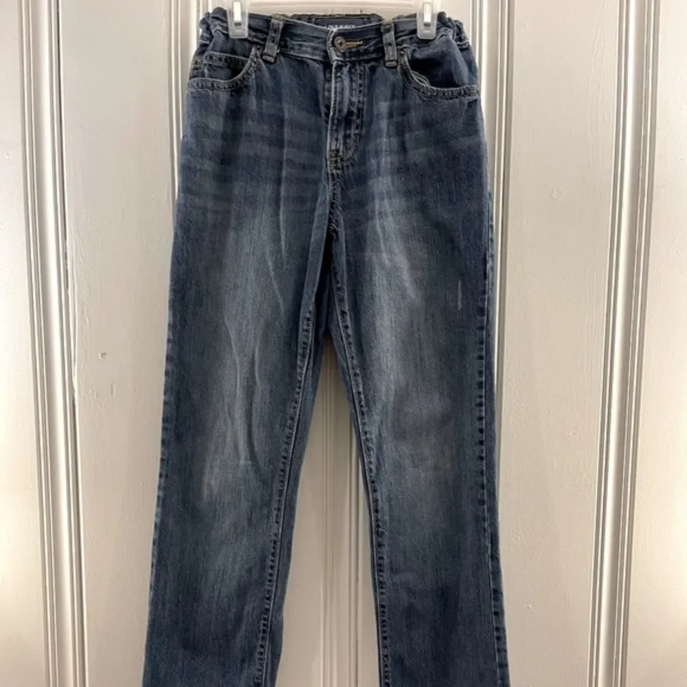 Old Navy Boys Skinny Adjustable Waist Jeans Size 14‎